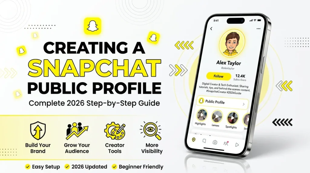 Creating a Snapchat Public Profile (2026 Guide)