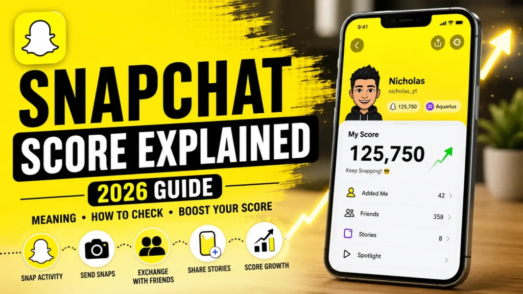 Snapchat Score Explained (2026): What It Means & How You Can Boost It